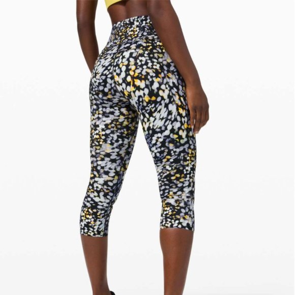 Lululemon Fast and Free Crop II 19" Metropolis